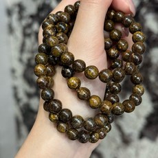 天銅鈦手珠 8mm 閃光效應 擋煞 開運 串珠手鍊, 1個