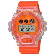 카시오 지샥 G-SHOCK DW6900 럭 드롭 오렌지 시계 DW-6900GL-4 580348