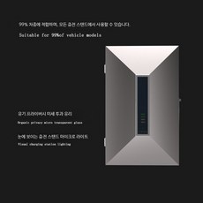 테슬라 충전기 보호 커버 벽걸이형 자동차 배터리 안전 보관함 전 고급 그레이 열쇠 비밀번호 자물쇠, 1cm, 1개