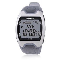 XONIX 디지털 손목 시계 다기능 러닝 랩 세그먼트 타이밍 방수 100m 수영 다이빙 학생 전자, CX-006, 1개
