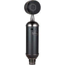 프로 녹음 및 스트리밍을 위한 블루 스파크 블랙아웃 SL XLR 콘덴서 마이크 137 갱신, 콘덴서 마이크 유튜브 수업용 회의실 프로 레코딩 및 스, 1개