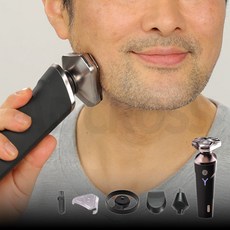 [인포벨]TV홈쇼핑정품 애드크로스 독일 몬타 3헤드 방수 남성 전동 면도기 1개 충전식 콧털 제거 바리깡 안전날