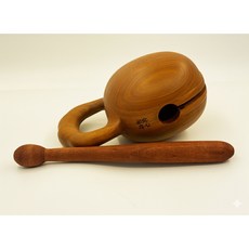 국산 목탁 살구나무 4.0인치(가장 기본 사이즈)