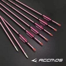 순수 카본 화살 핑크 스파인 핑크블루 스핀 윙 베인 양궁 사냥용, 1개, 3. 12pcs pink spine700