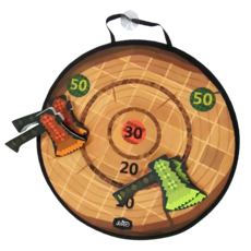 SOAK 兒童安全飛斧玩具組 圓形標靶 戶外運動 親子互動 安全玩具, 斧頭, 1套