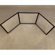 가벼운 3면 접이식 마술 연습용 거울 24x54cm 신기한 마술장난감