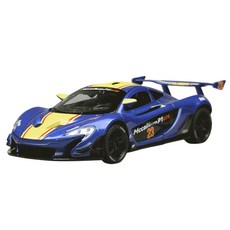 마이카 다이캐스트 금속 1:22 맥라렌 P1 GTR 모델 자동차 모형 피규어 장식, 1개, 03.블루