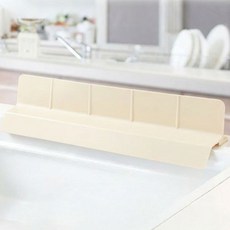 에스테 싱크대 물막이 58cm 실리콘 물튀김방지 설거지 가림막 높이 9cm, 크림베이지, 1개