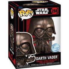 FUNKO POP Star Wars: 星戰黑暗面 維達(青銅色)模型 星際大戰收藏 青銅色澤 趣味大頭設計, 1個