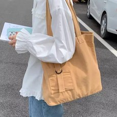 투니스 여성 스타일리시 심플 캔버스 숄더백