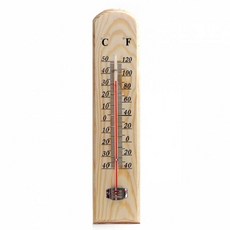 아이목욕용품 온도계 아날로그 나무 벽걸이 측정기, 상세 참조, 본상품