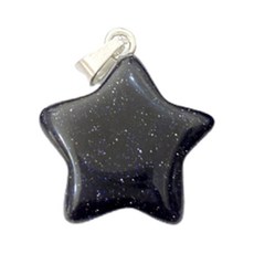 DIY 별 모양 DIY 목걸이 팔찌 주얼리 제작 재료 석 소재 별 펜던트 DIY 주얼리와 호환됨, 사이즈 이미지 참고, 1개, 25.Blue Sandstone