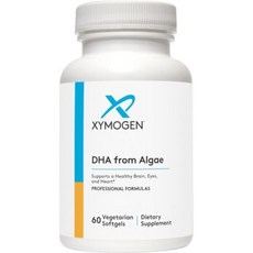 XYMOGEN 자이모젠 DHA 알지유 60 베지 소프트젤 오메가3 영양제, 1개