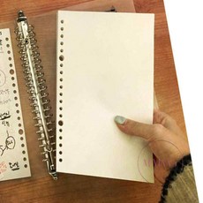 엠비아5 바인더노트 무지속지 A5 다이어리속지