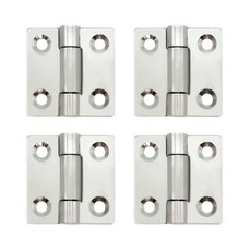 아이베란다 스텐 경첩 가구 힌지 철물 실버 2T, 4개
