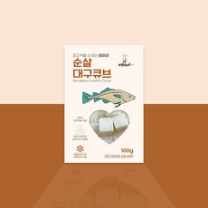 배마마 대구 큐브 수산물 이유식재료 이유식큐브, 100g, 1개