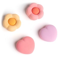 角色任天堂Switch Joy-Con愛心花朵搖桿帽 4件組, 1套, 單一商品