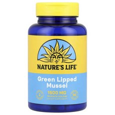 Nature's Life 초록입홍합 캡슐 90정(캡슐 1정당 500mg) HFS-94188, Nature's Life, 초록입홍합, 캡슐 90정(캡, 1개