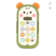 아기 멜로디 휴대폰 버튼식, GREEN, 3개