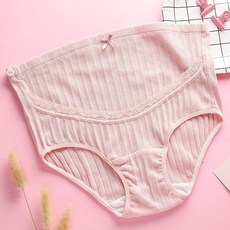 DFMEI 新孕婦內褲棉裏襠高腰託腹可調節產婦短褲孕早晚期內褲女薄款大碼