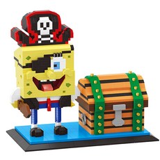 [알꿀밤-나노블럭-스펀] BA해적 스펀 보물상자, 1개