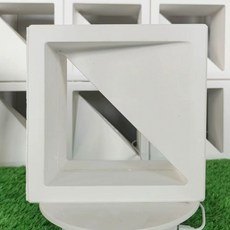 큐블럭 담장 디자인벽돌 파벽돌 시멘트 석고 실내 콘크리트 인테리어 세라믹 큐브블럭, 1개, 20x20x10cm 석고 양면 비스듬한 삼각형