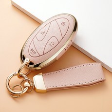 WonRay 호환 현대 키케이스 디올뉴 그랜져 GN7 아이오닉 6 쏘나타 아반떼 싼타페 코나 SX2 7버튼 5버튼 스마트 키케이스, .07.핑크*7버튼