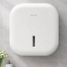 마코제이 무타공 퓨어 점보롤 휴지케이스, 1개, 화이트 대형