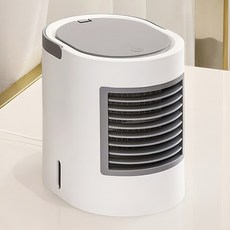 전자모아 미니 냉풍기 수냉식 선풍기 날개없는 무소음 서큘레이터, JE-98722, 그레이(gray)