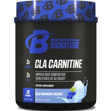 바디빌딩 CLA 카르니틴 블루 라즈베리 샤베트 맛, 1개, 270g