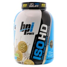 bpi HD分離乳清蛋白粉 香草餅乾口味, 2.17kg, 1罐
