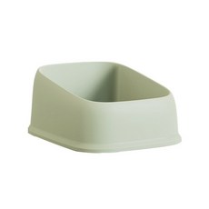 『㊆㊆犬貓館』icat寵喵樂 大款吐司敞開式貓砂盆，半罩大空間貓砂盆, 牛油果綠大號, 1個