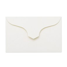 루트바나나 95x60mm 100매 컬러 미니 카드 증명사진 쿠폰 종이 봉투 명함봉투, 아이보리, 100개