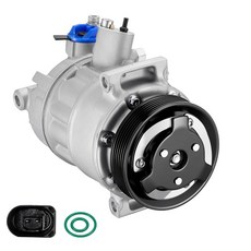 BDFHYK 168315 AC Compressor with Clutch Compatible with Volkswagen Golf 2015-2021 Golf Alltrack 1, BDFHYK 168315 AC Compressor wi
