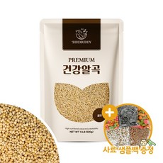 건강알곡 겉조 500g 앵무새 햄스터 모이 사료 간식, 1개