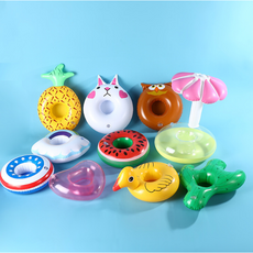 미니 튜브 컵 홀더 물놀이 용품 받침대 음료수 거치대 수영장 풀장, 16. 코끼리, 1개