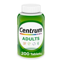 센트룸 멀티비타민 남녀공용 비타민C Centrum Multivitamin, 1개, 200정