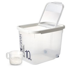 락앤락 쌀통 10kg + 계량컵 + 제습제, 네추럴, 1개