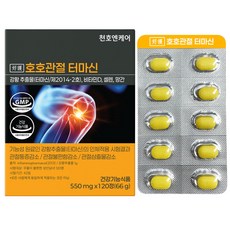 미국특허 터마신 최대함량 관절 전문 영양제 호호관절 천호엔케어, 1박스, 120정