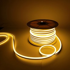 선세이브 [부속품 포함] LED 네온플렉스 50M 7W 단면형 AC, 1개, 네온플렉스 전구색