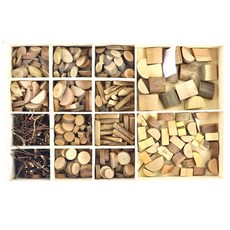 키득키득 B 02 나무조각세트 천연나무조각DIY, 1개, 단일색