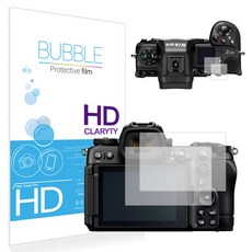 버블 니콘 Z6III HD강화 액정 보호필름 상단포함 2매