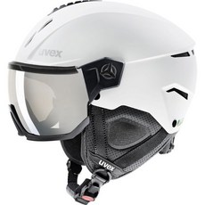uvex Instinct Visor - 여성 및 남성용 통합 바이저가 있는 조절 가능한 스키 및 스노보드 헬멧 - 블랙 매트 - XL