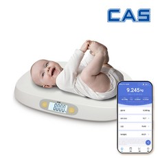 카스 스마트 유아용 체중계 BHE-S400 반려동물 애완견 아기 고양이, 1개, 화이트