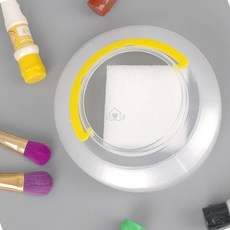 접이식 물감통 수채물통 휴대용미술물통 그림물통