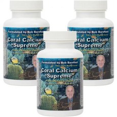 Bobs Best Coral Calcium Supreme I 100% Pure Marine Coral 74 Trace Minerals I 90 Capsules Pack of, 3개, 90정