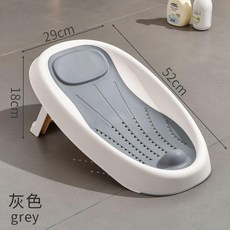 澡盆浴盆可摺疊寶寶兒童浴桶小孩家用泡澡新生兒童用品, 1個, 單個摺疊軟膠浴架,公主粉
