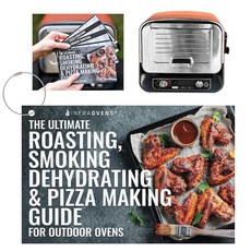 INFRAOVENS 닌자 우드파이어 피자 오븐용 요리 가이드 액세서리 8-in-1 야외 오븐 스모커 BBQ 우드 파이어 방수 치트 시트 OO100 OO101 OO101 O, 1개