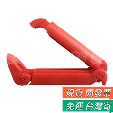 安全座椅 調節器 防回彈 止滑 固定器, 1個, 安全帶固定夾 紅色