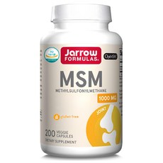 Jarrow FORMULAS 賈羅公式 MSM素食膠囊, 200顆, 1罐